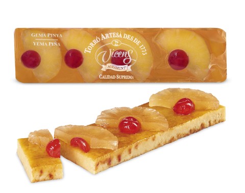 Crema cremada amb pinya