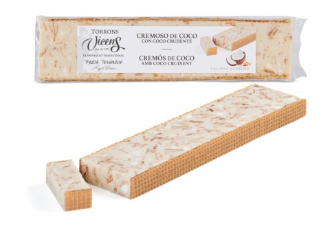 Cremós de coco amb coco cruixent