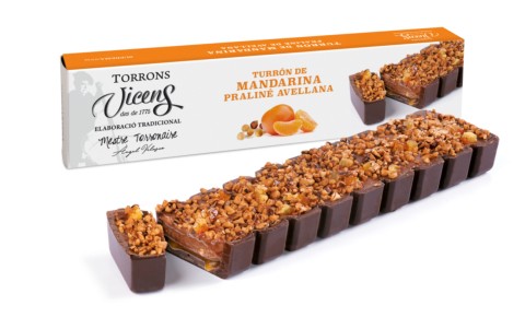 Mandarina amb praliné avellana