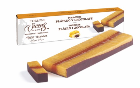 Massapà de plàtan amb xocolata