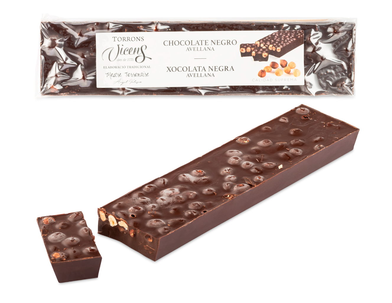 Xocolate negra amb avellana