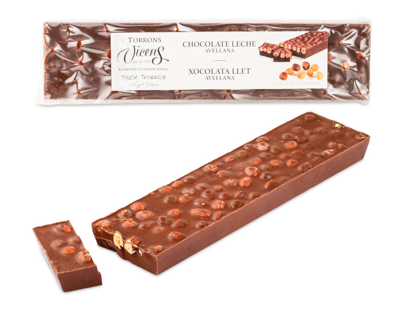 Xocolata amb llet i avellana